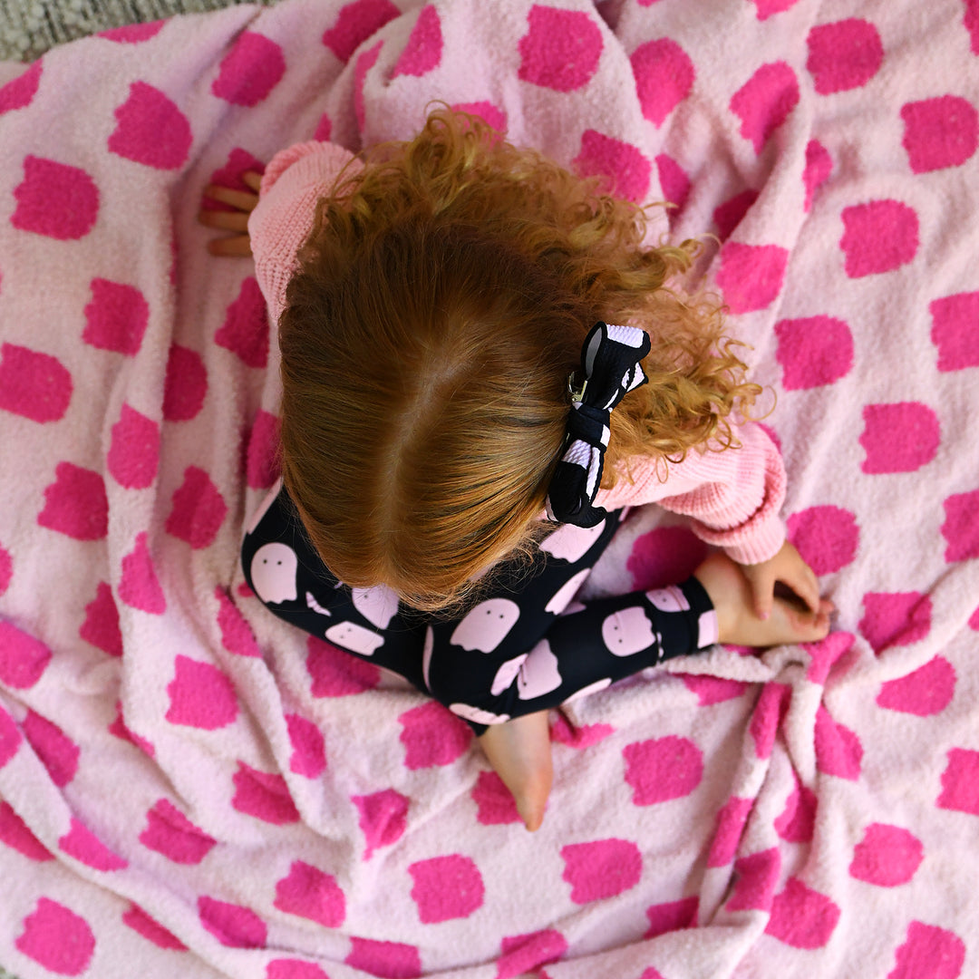 Draven Pink Ghost PLUSH BLANKET