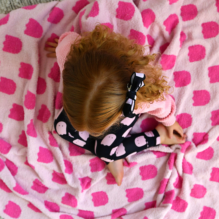 Draven Pink Ghost PLUSH BLANKET