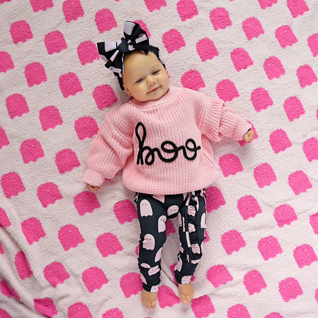 Draven Pink Ghost PLUSH BLANKET