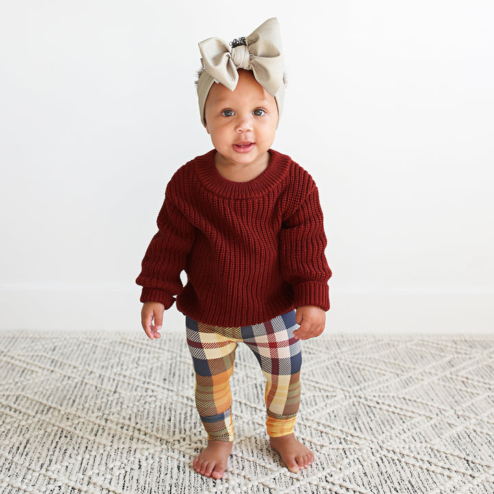 River Plaid LEGGINGS - Gigi and Max