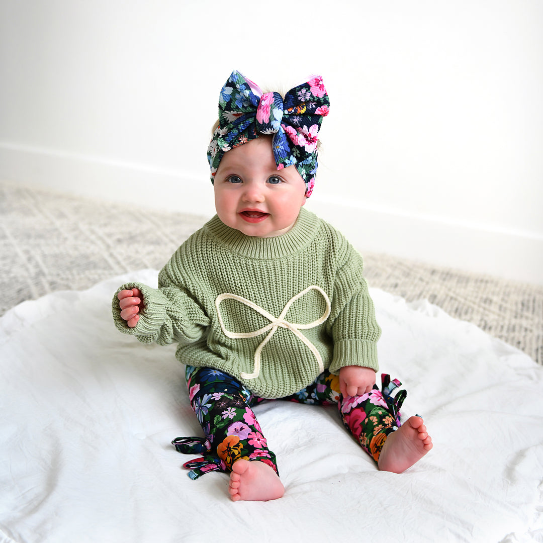 Cassandra BOW LEGGINGS - Gigi and Max