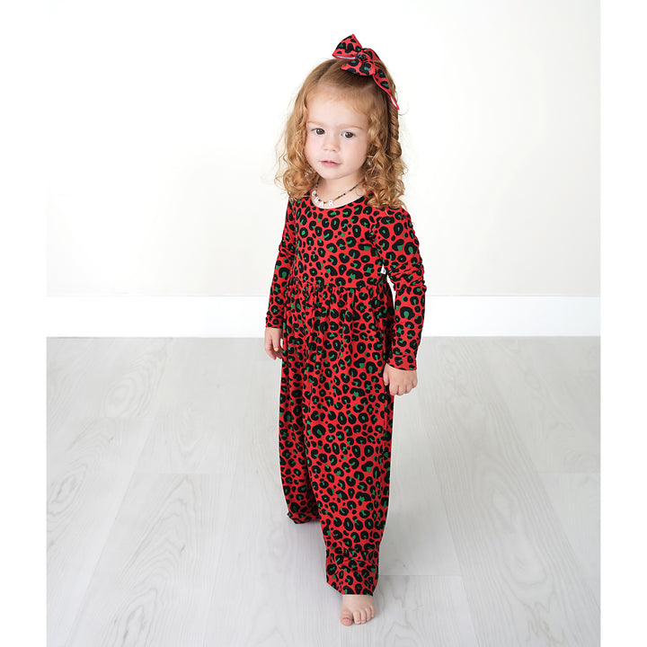 Chloe Leopard WIDE LEG ROMPER - Gigi and Max