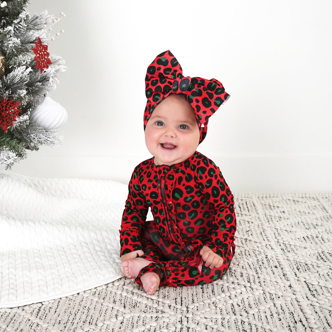 Chloe Leopard RUFFLE ZIP - Gigi and Max