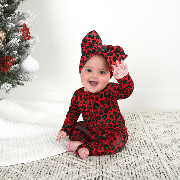 Chloe Leopard RUFFLE ZIP - Gigi and Max