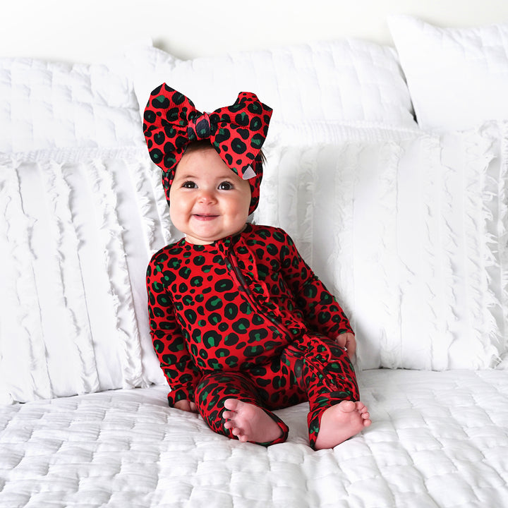 Chloe Leopard RUFFLE ZIP - Gigi and Max