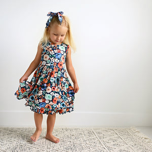 Della TANK RUFFLE TWIRL DRESS - Gigi and Max