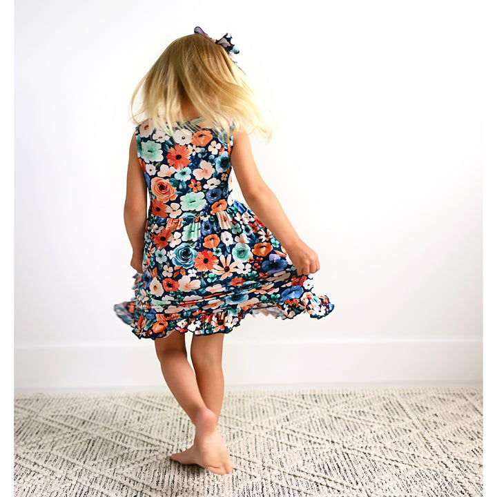 Della TANK RUFFLE TWIRL DRESS - Gigi and Max