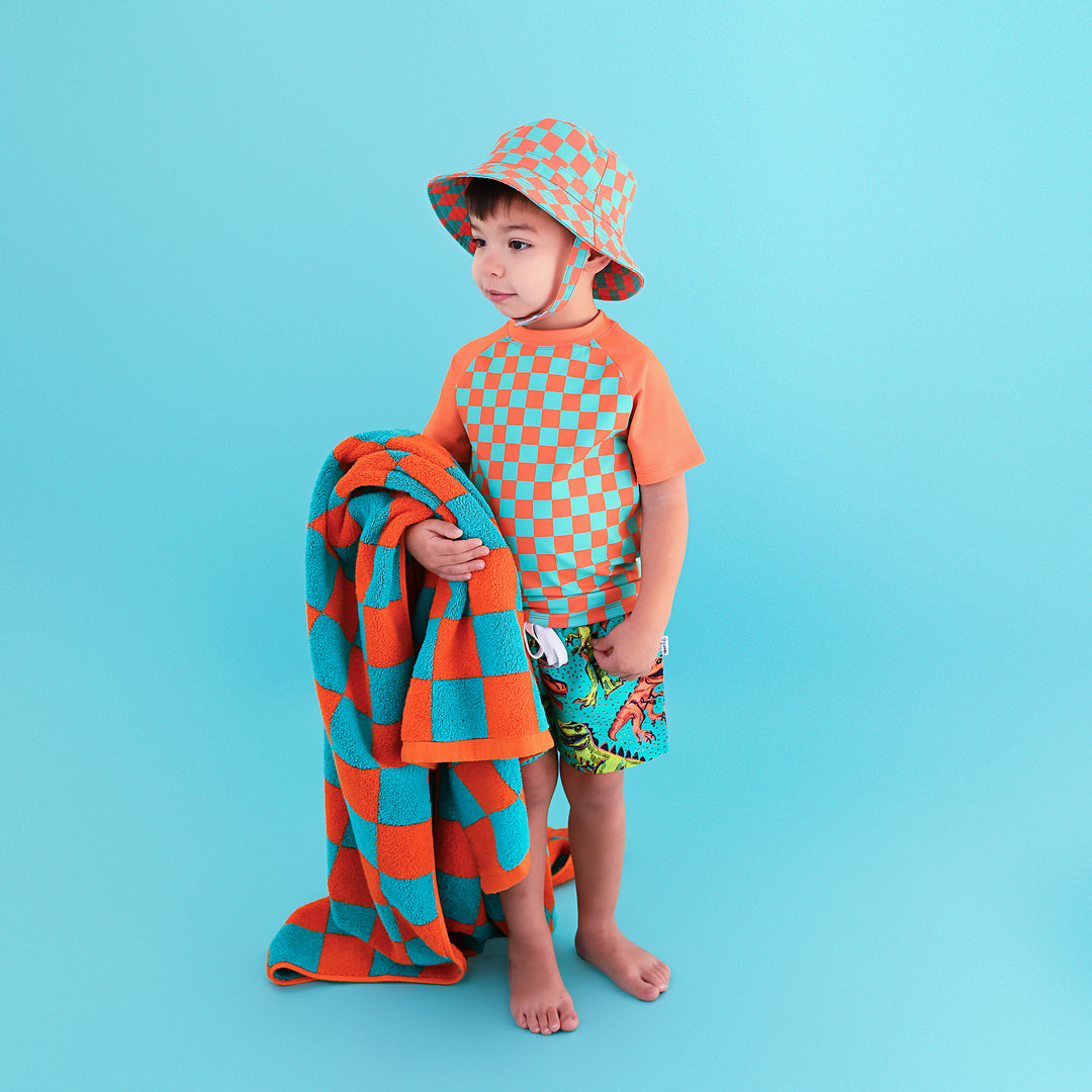 Spencer Checks SWIM SHIRT - Gigi and Max