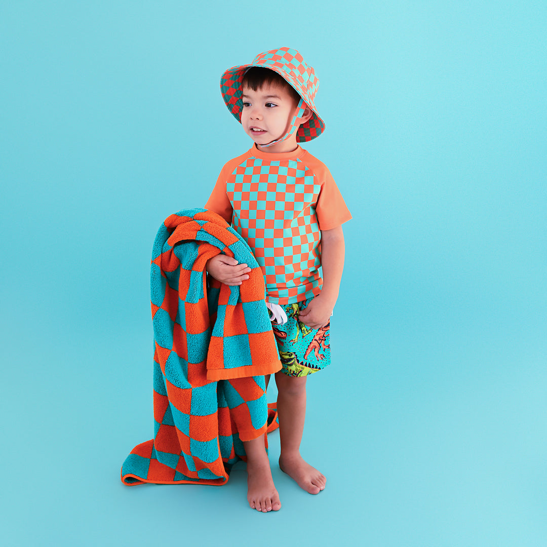 Spencer Checks SWIM SHIRT - Gigi and Max