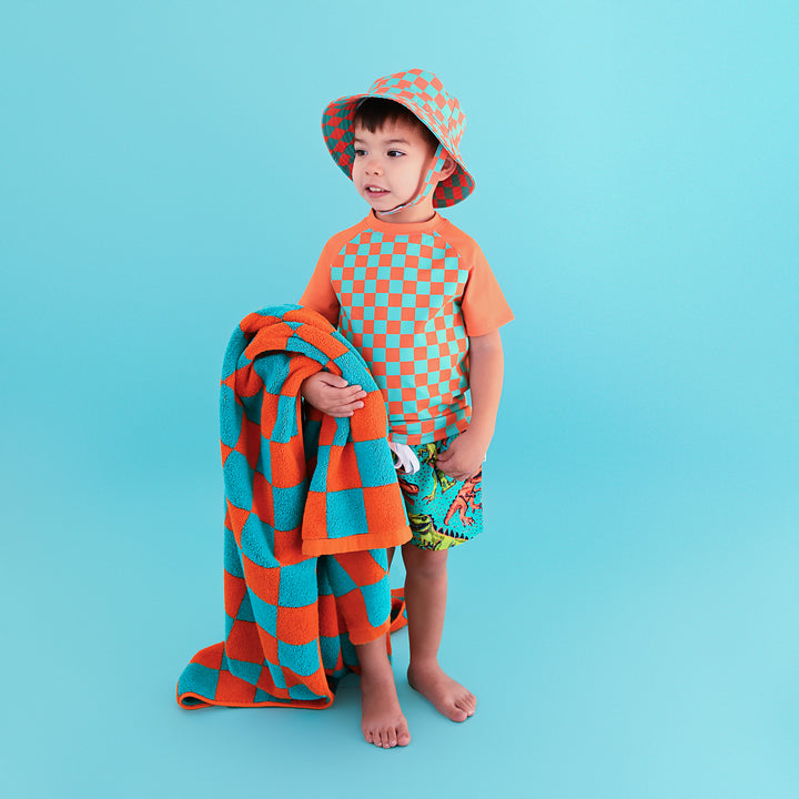 Spencer Checks SWIM SHIRT - Gigi and Max