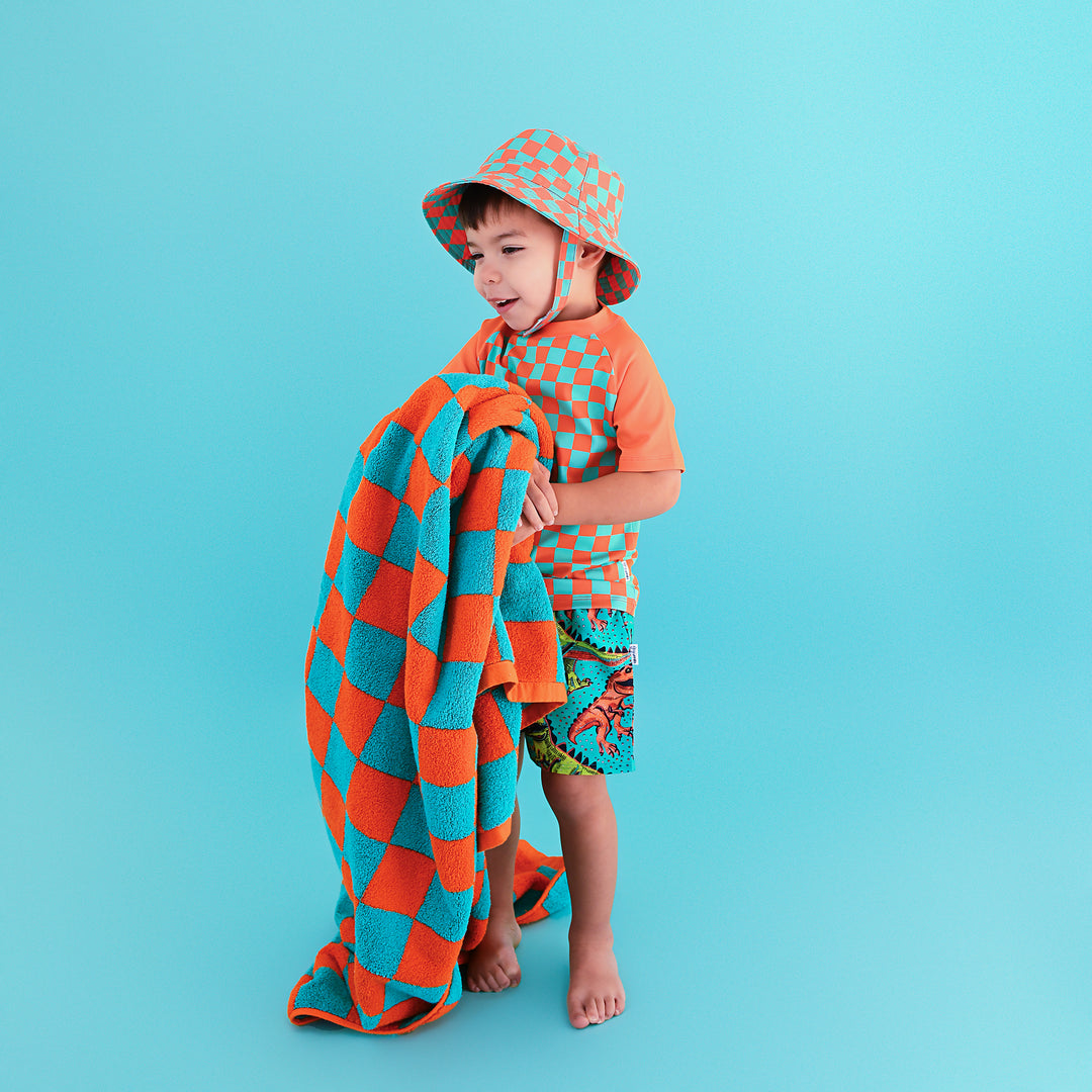 Spencer Checks SWIM SHIRT - Gigi and Max