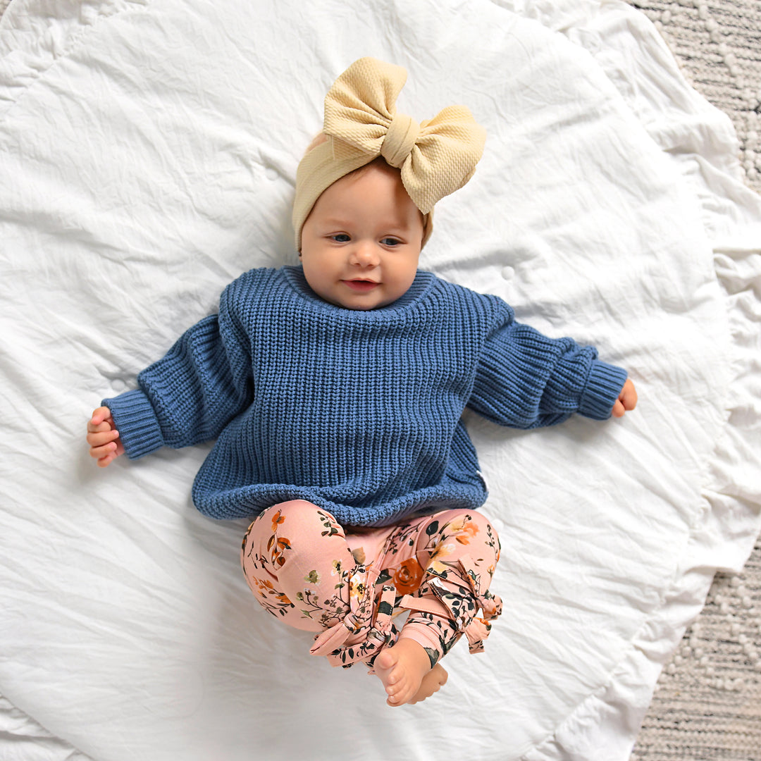 Steel Blue SWEATER - Gigi and Max