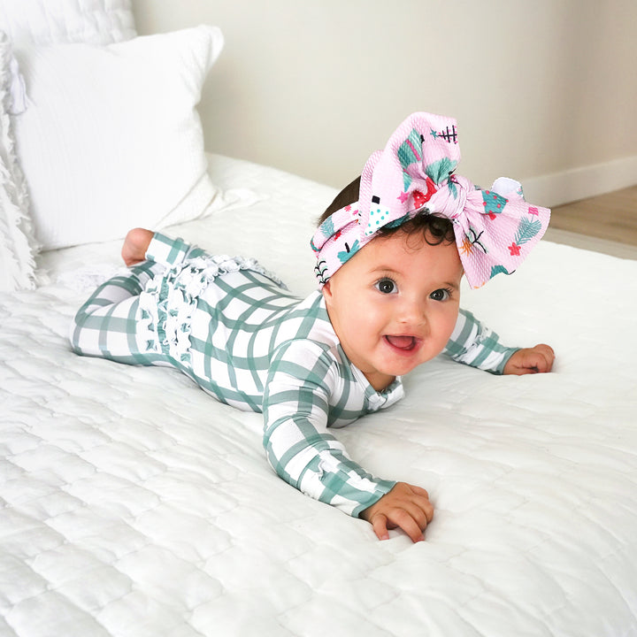Noelle Pink Trees HEADWRAP - Gigi and Max