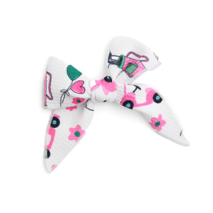 Lexi Pink Golf CLIP BOW - Gigi and Max