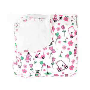 Lexi Pink Golf COZY BLANKET - Gigi and Max