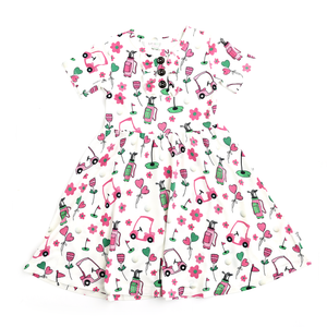 Lexi Pink Golf TUTU DRESS - Gigi and Max