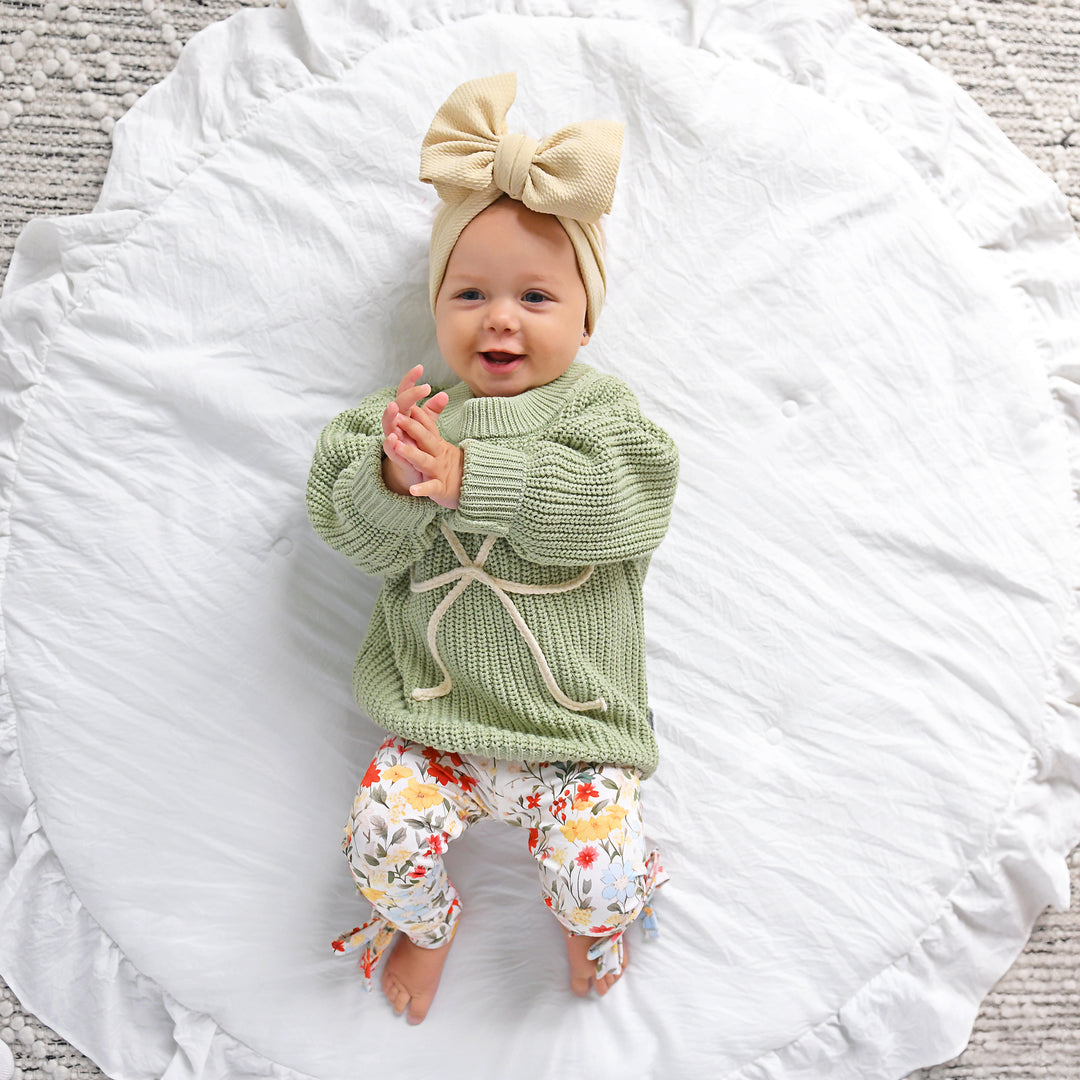 Lottie BOW LEGGINGS - Gigi and Max