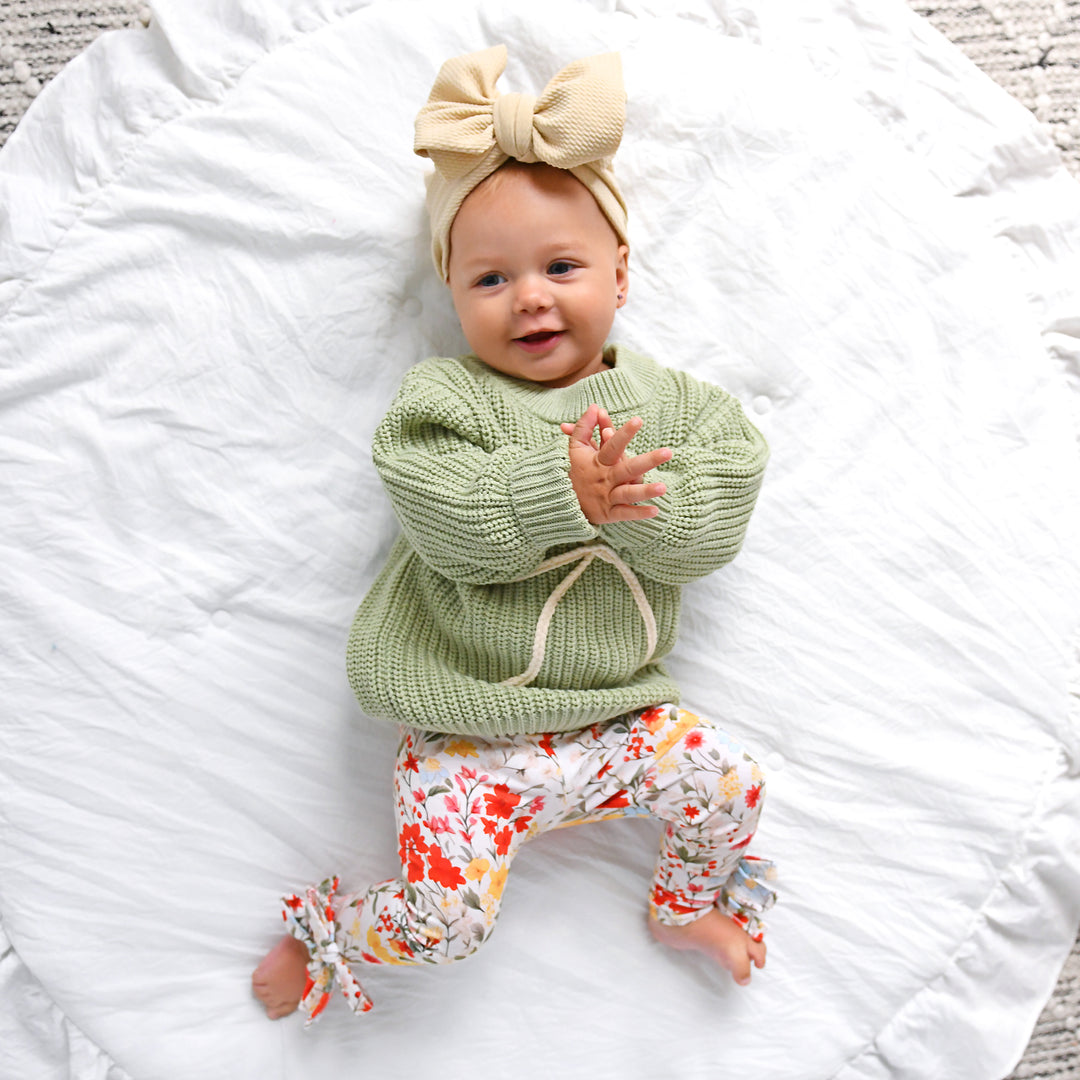 Lottie BOW LEGGINGS - Gigi and Max