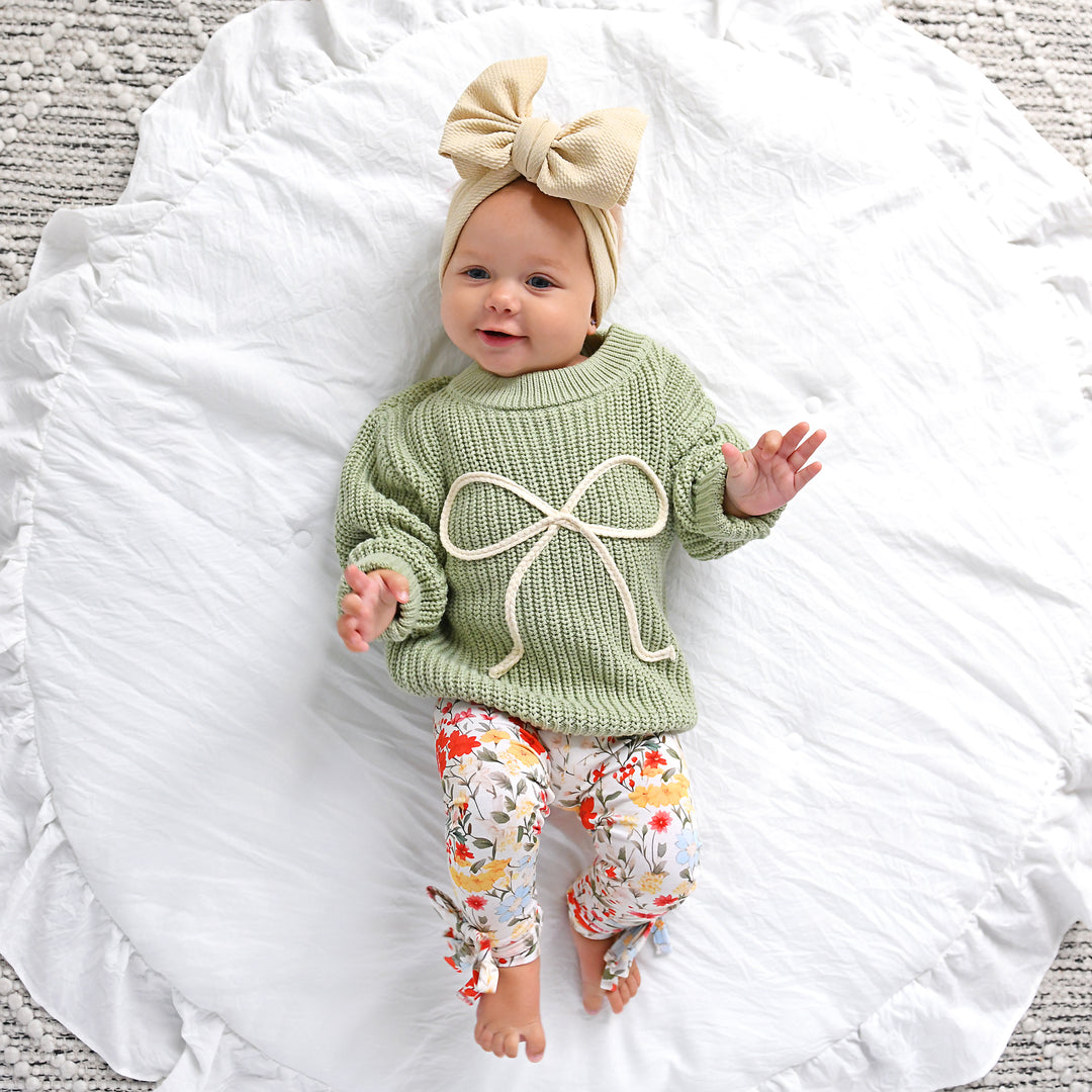 Lottie BOW LEGGINGS - Gigi and Max