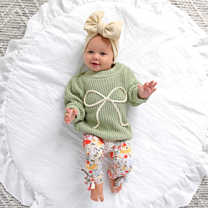 Lottie BOW LEGGINGS - Gigi and Max