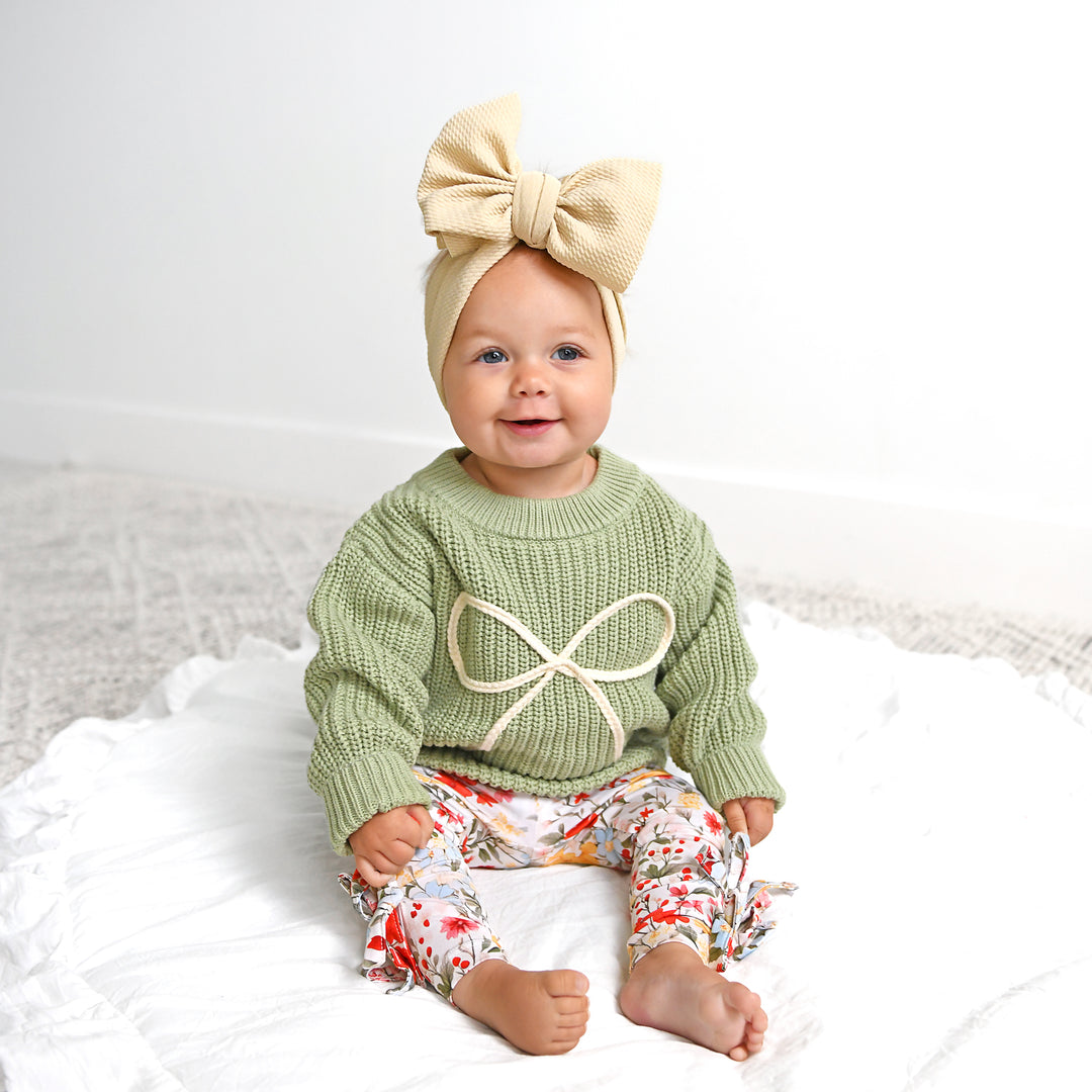 Lottie BOW LEGGINGS - Gigi and Max