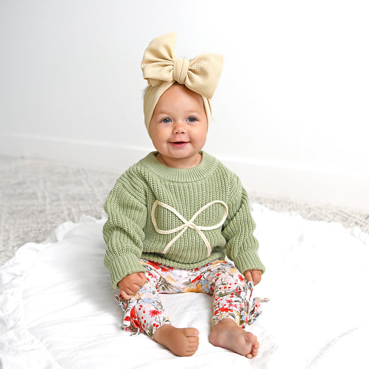 Lottie BOW LEGGINGS - Gigi and Max