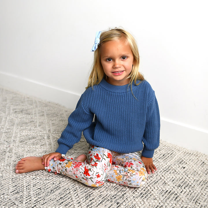 Steel Blue SWEATER - Gigi and Max