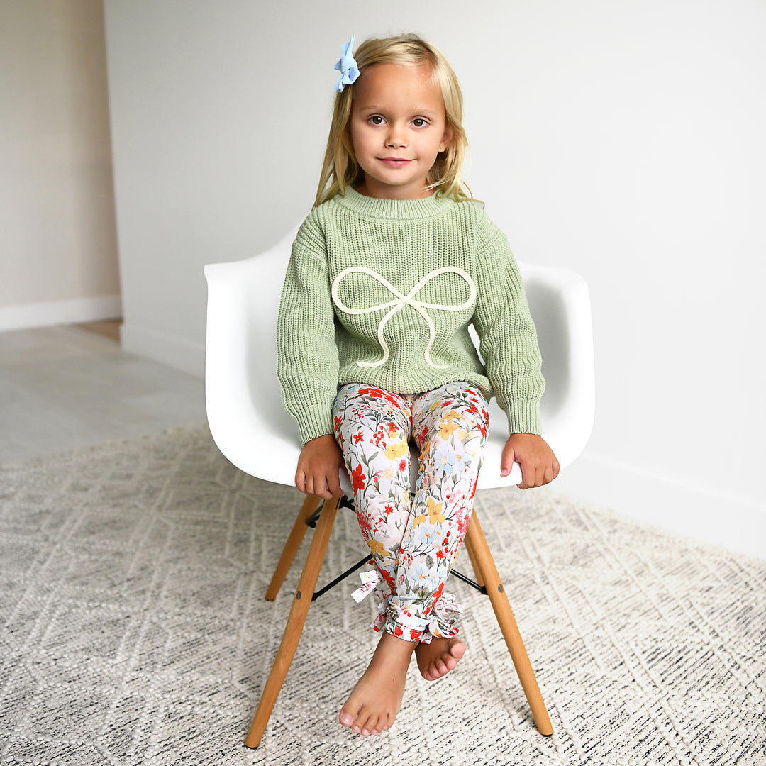 Lottie BOW LEGGINGS - Gigi and Max