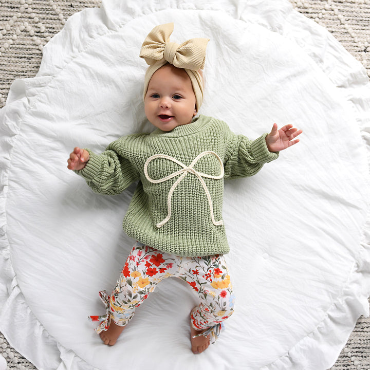 Lottie BOW LEGGINGS - Gigi and Max