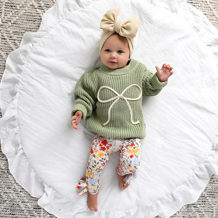 Lottie BOW LEGGINGS - Gigi and Max