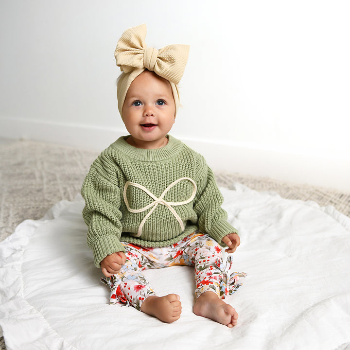 Lottie BOW LEGGINGS - Gigi and Max
