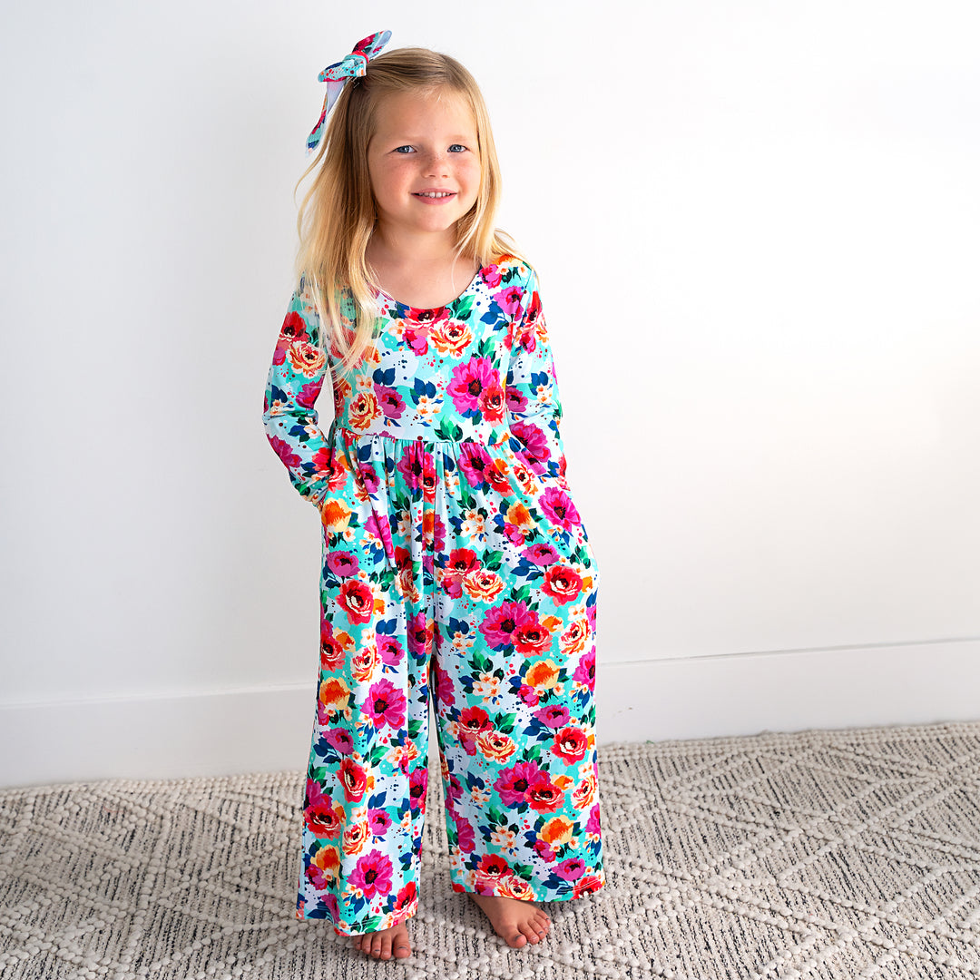 Maggie Floral CLIP BOW - Gigi and Max