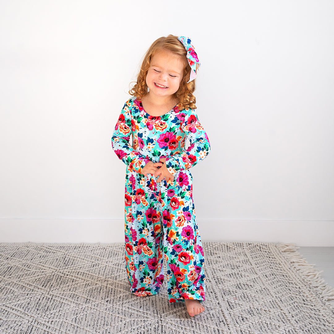 Maggie Floral CLIP BOW - Gigi and Max