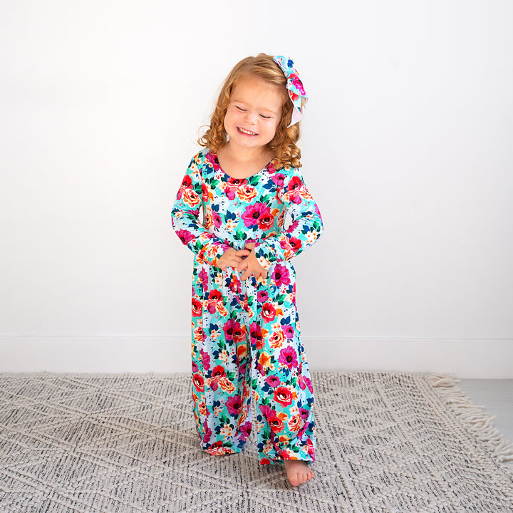 Maggie Floral CLIP BOW - Gigi and Max