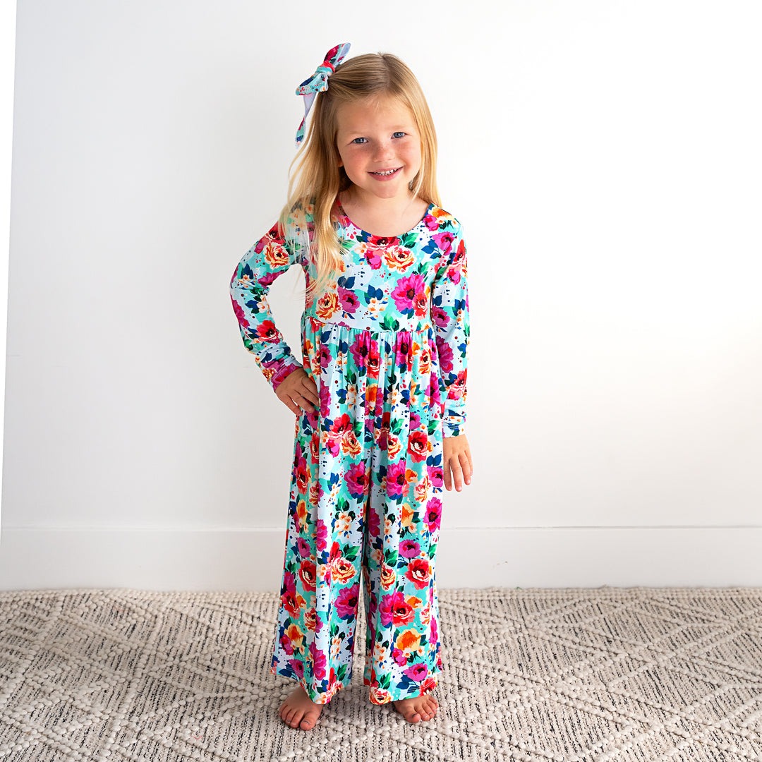 Maggie Floral CLIP BOW - Gigi and Max