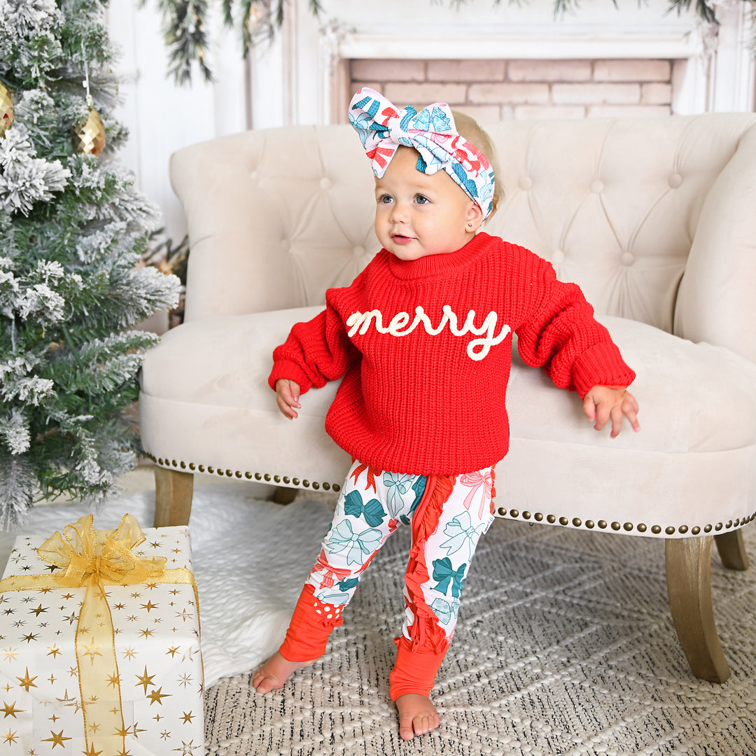 Merry Red SWEATER - Gigi and Max