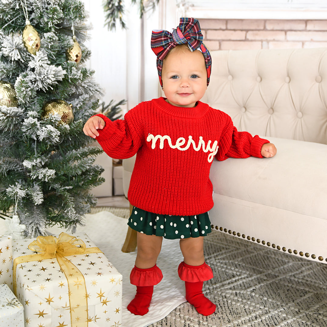 Merry Red SWEATER - Gigi and Max