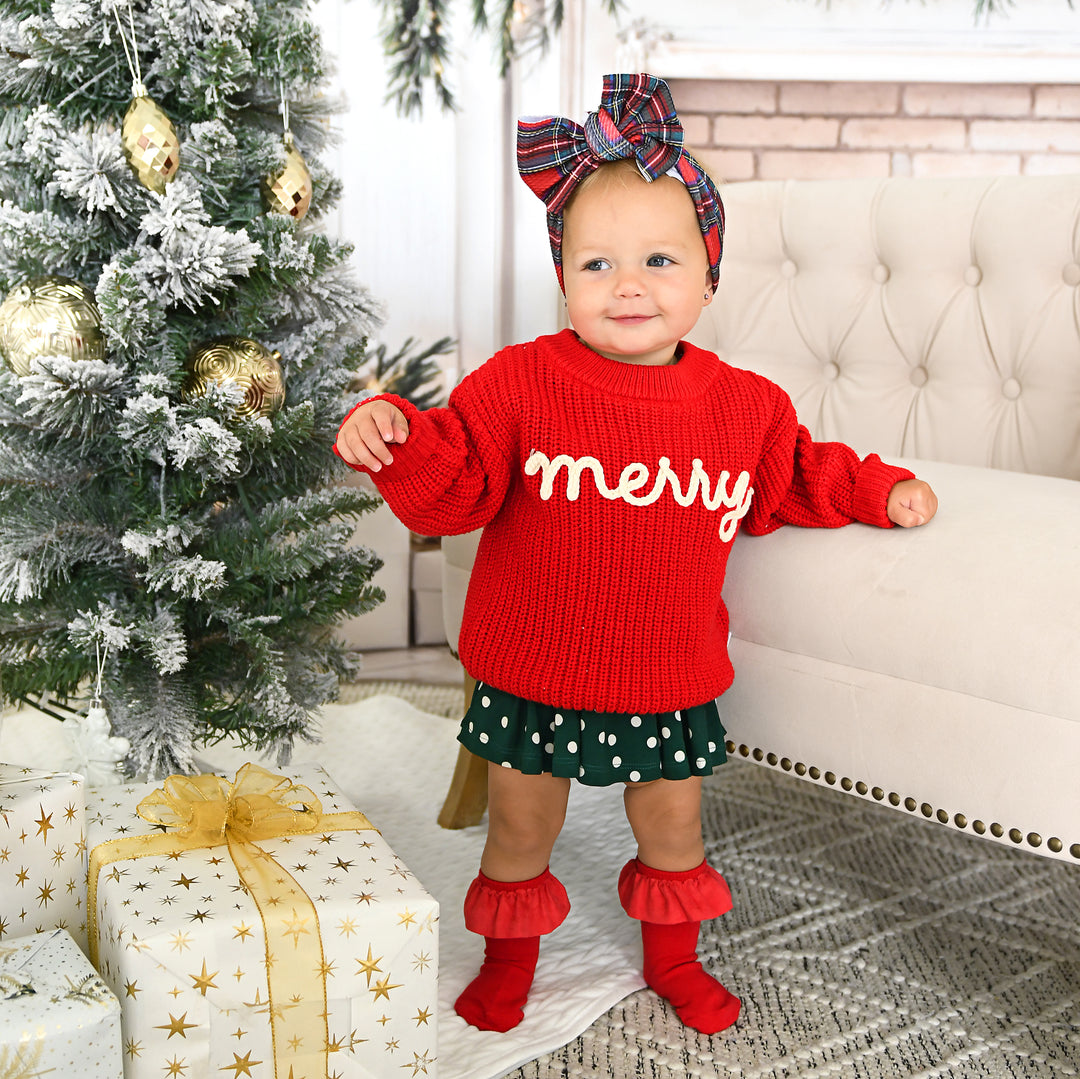 Merry Red SWEATER - Gigi and Max