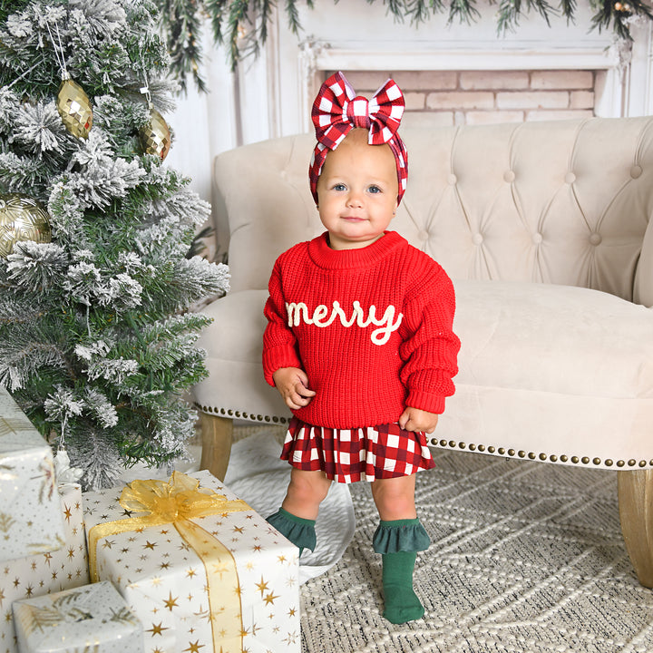 Merry Red SWEATER - Gigi and Max