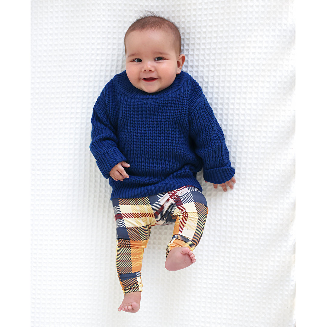 River Plaid LEGGINGS - Gigi and Max