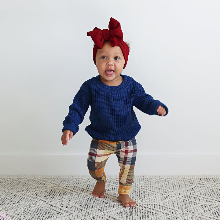 River Plaid LEGGINGS - Gigi and Max