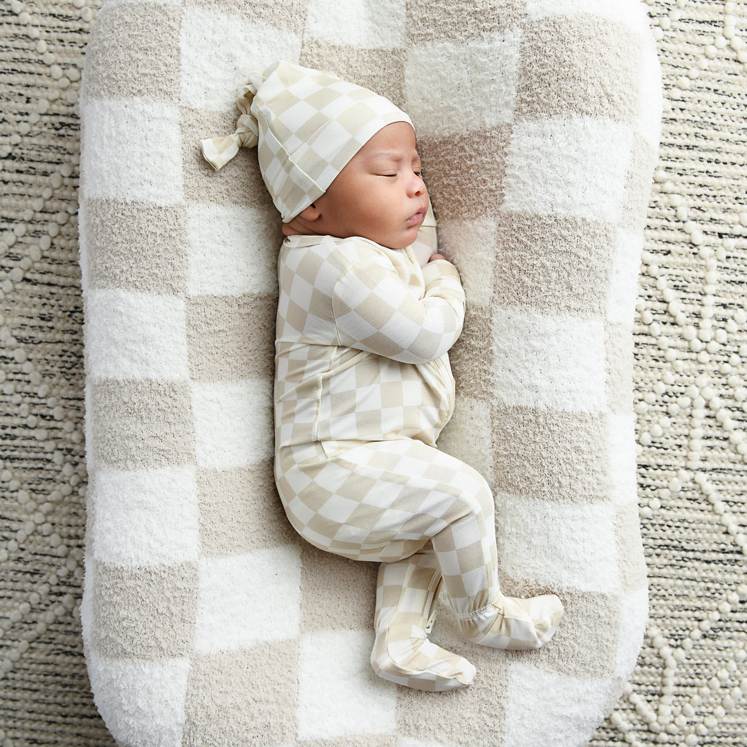 Oakley Tan Checks PLUSH BLANKET - Gigi and Max