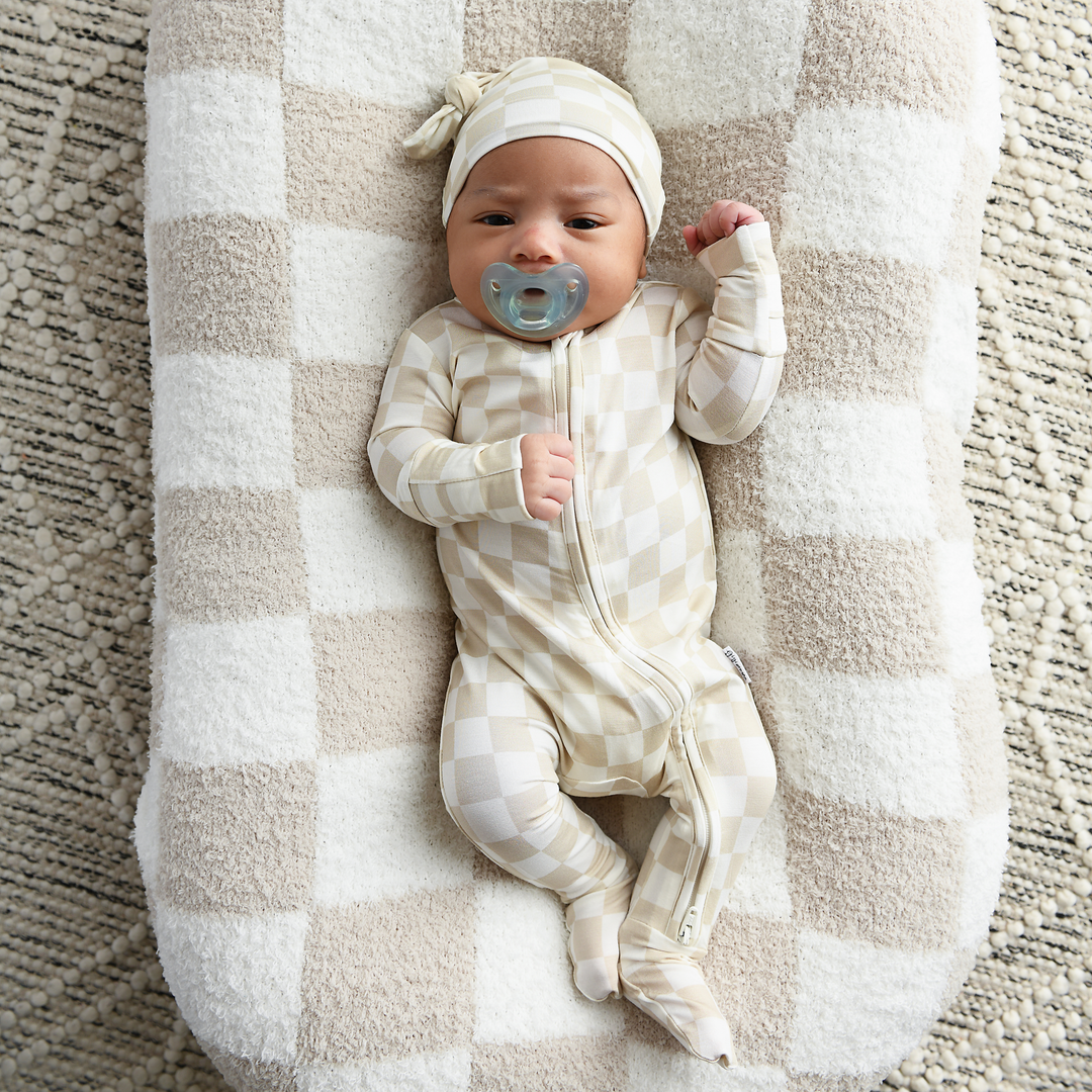 Oakley Tan Checks PLUSH BLANKET - Gigi and Max