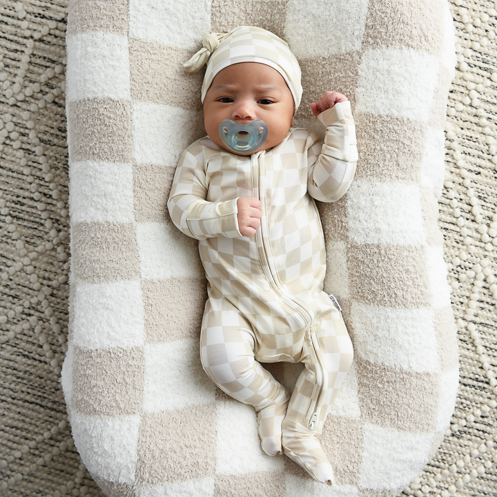 Oakley Tan Checks PLUSH BLANKET - Gigi and Max