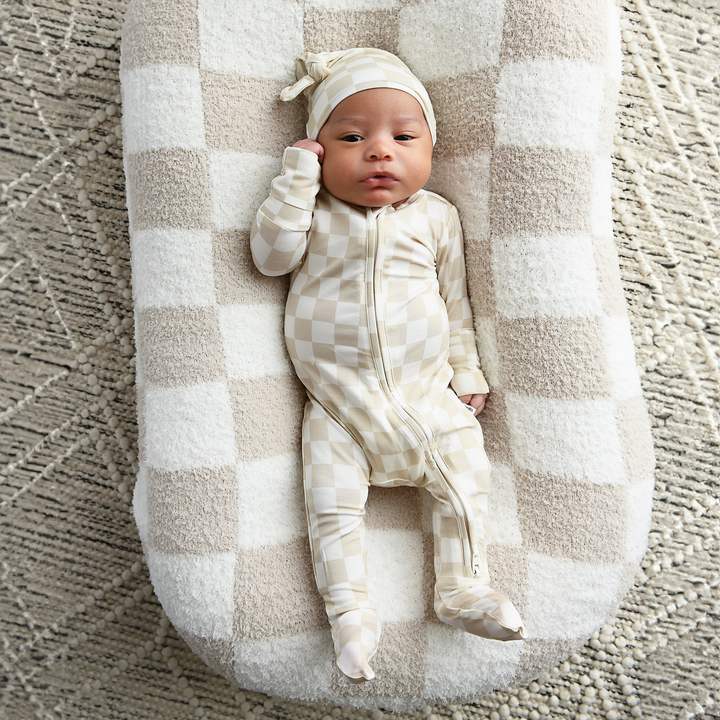 Oakley Tan Checks PLUSH BLANKET - Gigi and Max