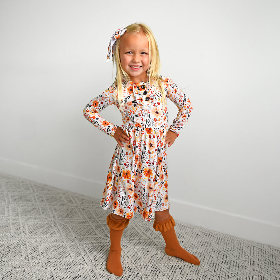 Hazelnut RUFFLE SOCKS - Gigi and Max