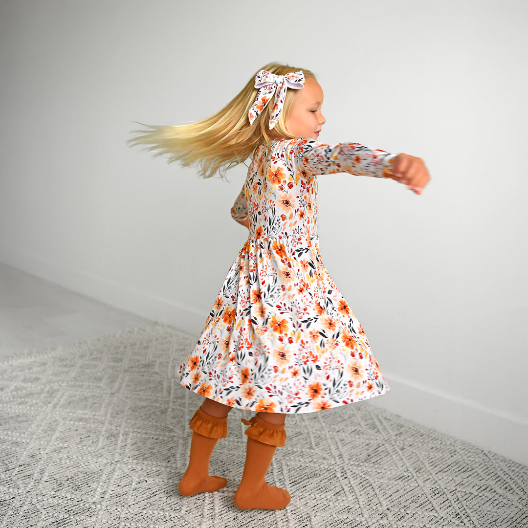 Hazelnut RUFFLE SOCKS - Gigi and Max