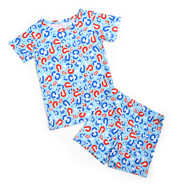 Kinsley Leopard TWO PIECE - SHORTS - Gigi and Max