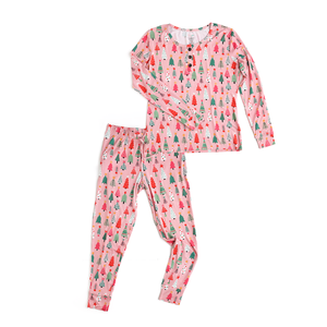 Noelle Pink Trees MOMMY TWO PIECE - Gigi and Max