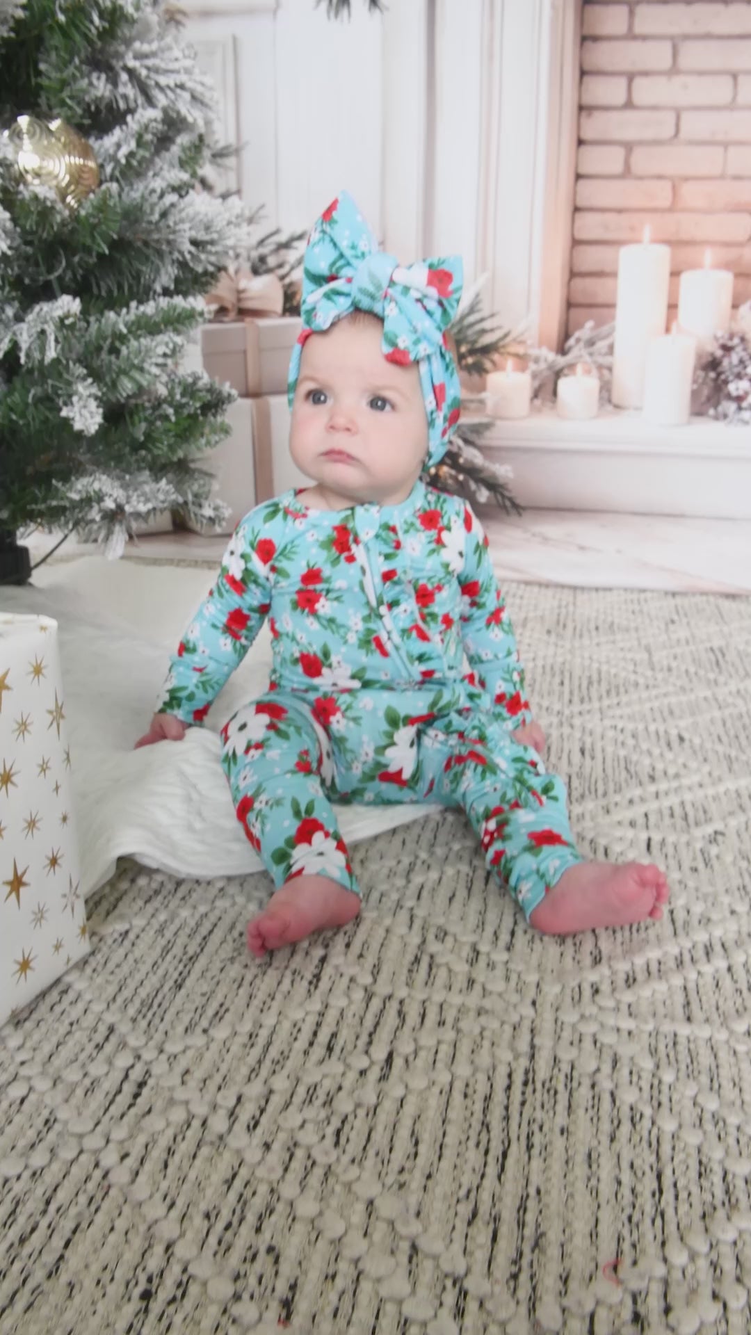 Elsa Floral RUFFLE ZIP - Gigi and Max